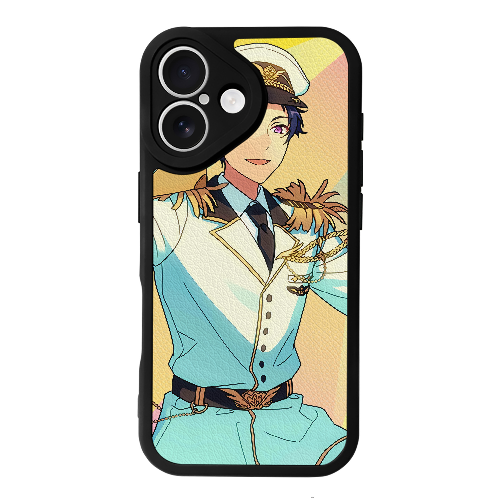 （画像用） あんさんぶるスターズ! Ensemble Stars 【iPhone 16シリーズ対応】シリコンスマホケース（レザー調） 材質：シリコン